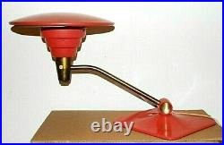 RARE Red Dazor 1950's (Model Number 1056) Mid Century Modern Lamp All Original