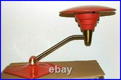RARE Red Dazor 1950's (Model Number 1056) Mid Century Modern Lamp All Original