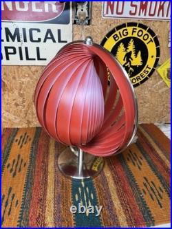 RARE Red Moon Lamp by Kare Design after Verner Panton Style 1980s