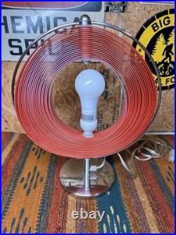 RARE Red Moon Lamp by Kare Design after Verner Panton Style 1980s
