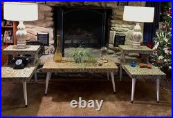 RARE Retro Vintage End Tables/coffee (set3)Mid-Century modern MCM/Lamp Tables RARE Retro Vintage End Tables/coffee (set3)Mid-Century modern MCM/Lamp Tables