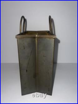 RARE Sarreid Italian Brass Bag Sculpture MCM 10x6x4 Original SticKER