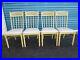 RARE_Set_4_Chairs_Faux_Bamboo_Cane_Hollywood_Regency_Dining_Mid_century_Modern_01_mb