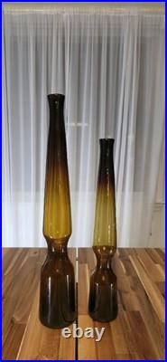 RARE Set of 3 Greenwich Flint Craft MidCentury Large Vases By Tom Connally
