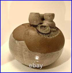 RARE Signed 60s-70S MID CENTURY MODERN 3 SPOUT WEED POT