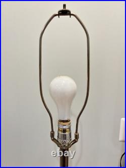 RARE! Stiffel Mid Century Modern MCM Pair of Lamps with Original Shades Excellent