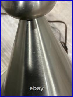 RARE! Stiffel Mid Century Modern MCM Pair of Lamps with Original Shades Excellent