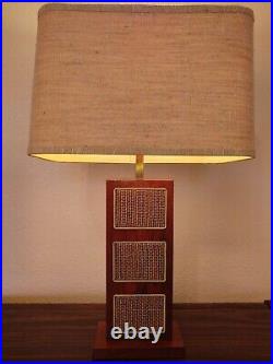 RARE TABLE LAMP SCULPTURE ART MID CENTURY MODERN MOD BOHO 60s 70s