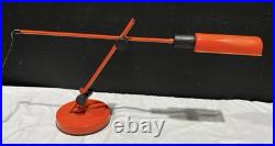 RARE! VENETA LUMI Red Desk Table Lamp Made In Italy 80s Vintage MCM Minimalist RARE! VENETA LUMI Red Desk Table Lamp Made In Italy 80s Vintage MCM Minimalist