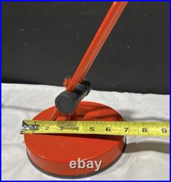 RARE! VENETA LUMI Red Desk Table Lamp Made In Italy 80s Vintage MCM Minimalist RARE! VENETA LUMI Red Desk Table Lamp Made In Italy 80s Vintage MCM Minimalist