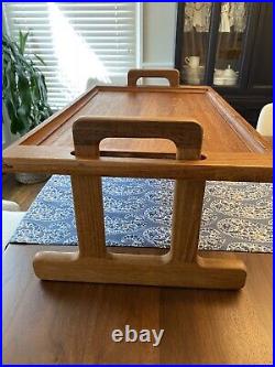 RARE VTG Dansk Teak Wood Lap Bed Serving Tray Quistgarrd Mid Century Modern