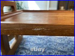 RARE VTG Dansk Teak Wood Lap Bed Serving Tray Quistgarrd Mid Century Modern