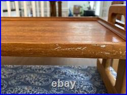 RARE VTG Dansk Teak Wood Lap Bed Serving Tray Quistgarrd Mid Century Modern