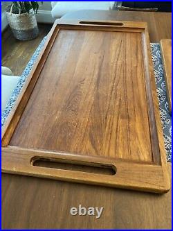 RARE VTG Dansk Teak Wood Lap Bed Serving Tray Quistgarrd Mid Century Modern