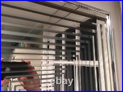 RARE VTG Mirror Mid Century Modern 60s Retro Metal NY Fernand Mann Space BOXES