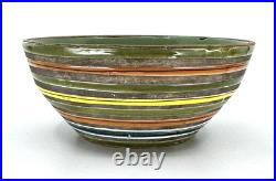 RARE Vintage 1950s ALDO LONDI Striped TIDBITS Bowl For RAYMOR Italian MCM Dish