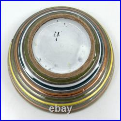 RARE Vintage 1950s ALDO LONDI Striped TIDBITS Bowl For RAYMOR Italian MCM Dish