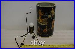 RARE! Vintage 1955 Gil Elvgren Pin Up Econolite Mid Century Modern Motion Lamp