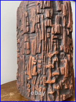 RARE Vintage 7071-40 MCM 16 Brutalist Carstens Tonnieshof West Germany Vase