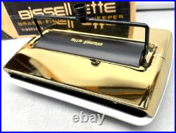 RARE Vintage Bissell-Ette Mid Century Modern Floor Carpet Sweeper MCM Decor Box