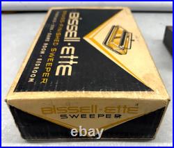RARE Vintage Bissell-Ette Mid Century Modern Floor Carpet Sweeper MCM Decor Box