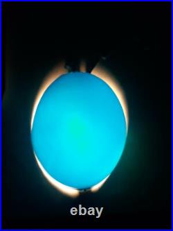 RARE! Vintage Blue wall Lamp Pop Art Mid Century Modern Balloon