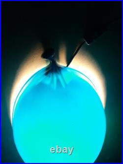 RARE! Vintage Blue wall Lamp Pop Art Mid Century Modern Balloon