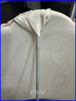 RARE Vintage Carl Falkenstein Lamp Hollywood Regency MCM Brass Marble +Shade