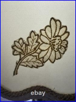 RARE Vintage Carl Falkenstein Lamp Hollywood Regency MCM Brass Marble +Shade