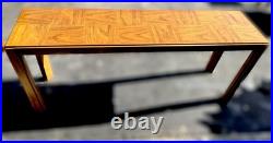 RARE Vintage Consensus by Drexel Console Sofa Table Midcentury Modern MCM Oak