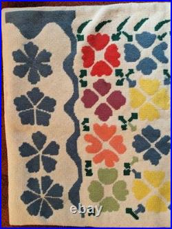 RARE Vintage French Mid Century Modern Henri Matisse Tapestry Rug, 1953, 33 X 22