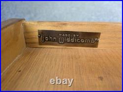 RARE Vintage John Widdicomb Mid Century Modern 2-Tier End Table Regency Campaign
