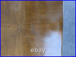 RARE Vintage John Widdicomb Mid Century Modern 2-Tier End Table Regency Campaign