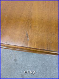 RARE Vintage John Widdicomb Mid Century Modern 2-Tier End Table Regency Campaign