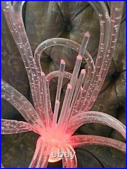 RARE Vintage MCM 1970's Lights Fantastic Acrylic Sculpture Table Lamp