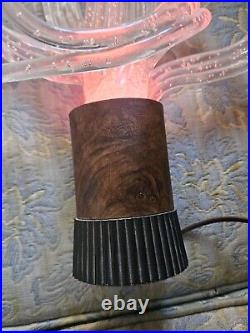 RARE Vintage MCM 1970's Lights Fantastic Acrylic Sculpture Table Lamp
