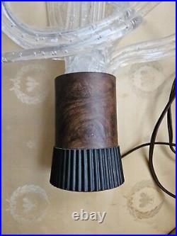 RARE Vintage MCM 1970's Lights Fantastic Acrylic Sculpture Table Lamp