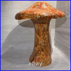 RARE Vintage MCM Mid-Century Modern Arnel's GIANT Ceramic Magic Mushroom