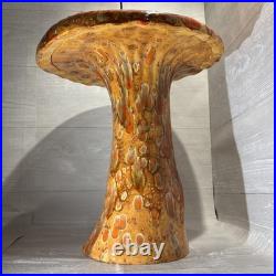 RARE Vintage MCM Mid-Century Modern Arnel's GIANT Ceramic Magic Mushroom