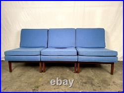RARE Vintage Mid Century Modern Jack Cartwright Sectional Couch Loveseat Chairs