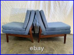 RARE Vintage Mid Century Modern Jack Cartwright Sectional Couch Loveseat Chairs