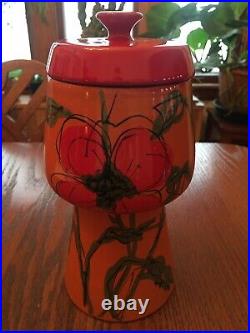RARE Vintage Raymor Italian Pottery Flowers Vase Urn Italian Mid Century Signed RARE Vintage Raymor Italian Pottery Flowers Vase Urn Italian Mid Century Signed