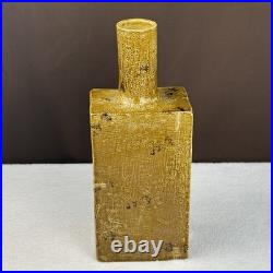 RARE! Vtg MCM Aldo Londi Bitossi Fritte Fish Fused Glass Ceramic Bottle Vase 50s RARE! Vtg MCM Aldo Londi Bitossi Fritte Fish Fused Glass Ceramic Bottle Vase 50s