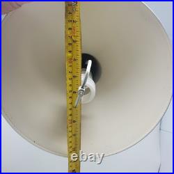 RARE Vtg MCM Turquoise Cone Desk Lamp 18 Perforated Diffuser