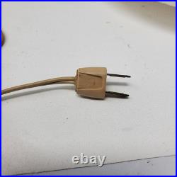 RARE Vtg MCM Turquoise Cone Desk Lamp 18 Perforated Diffuser