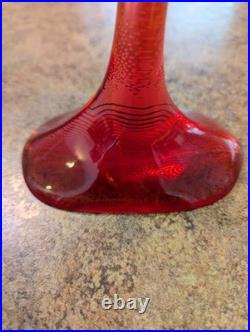 RARE Vtg Mid Century MCM Signed A. PALATNIK Lucite PINK FLAMINGO Figurine 14