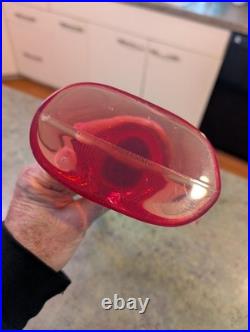 RARE Vtg Mid Century MCM Signed A. PALATNIK Lucite PINK FLAMINGO Figurine 14