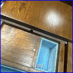 RARE Vtg Mid Century Modern 8 Drawer, 2 Door Wood Jewelry Miniature Dresser RARE Vtg Mid Century Modern 8 Drawer, 2 Door Wood Jewelry Miniature Dresser