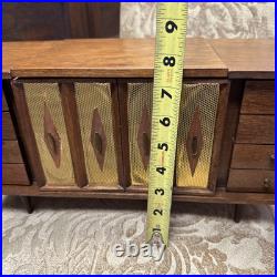 RARE Vtg Mid Century Modern 8 Drawer, 2 Door Wood Jewelry Miniature Dresser RARE Vtg Mid Century Modern 8 Drawer, 2 Door Wood Jewelry Miniature Dresser