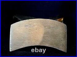 RARE Vtg Mid Century Modern David A Nelson Brutalist Solid Brass Menorah Signed RARE Vtg Mid Century Modern David A Nelson Brutalist Solid Brass Menorah Signed
